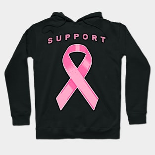 Pink Awareness Ribbon Hoodie